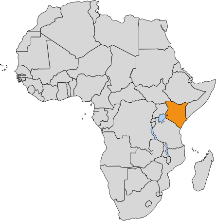 Kenya map