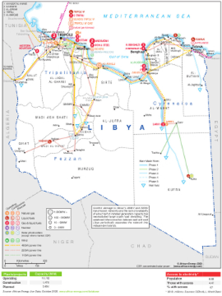 Libya power map- Sep20