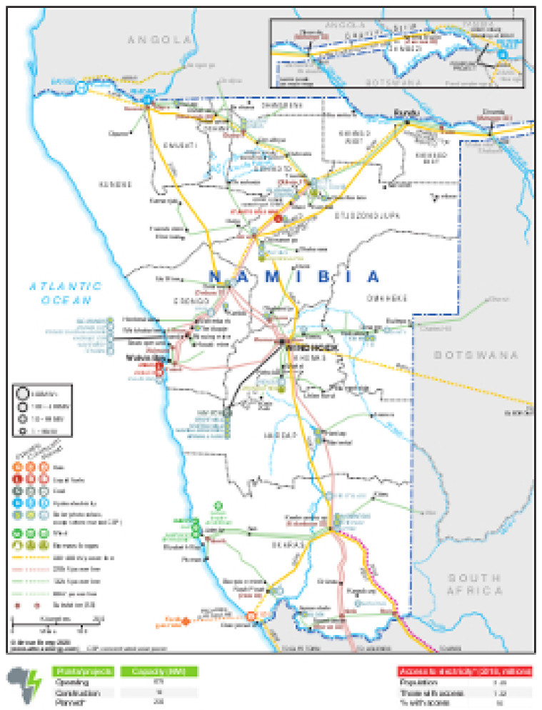 Nambia's power infrastructure