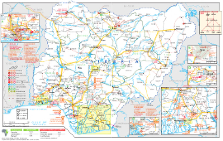 Nigeria's power infrastructure map