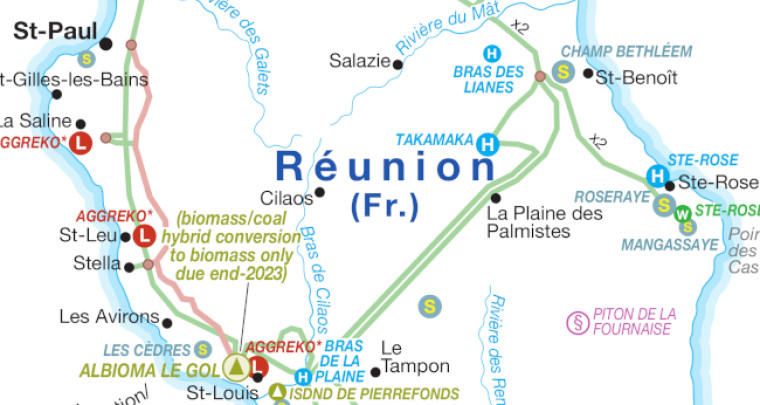 Power map of Réunion, cropped