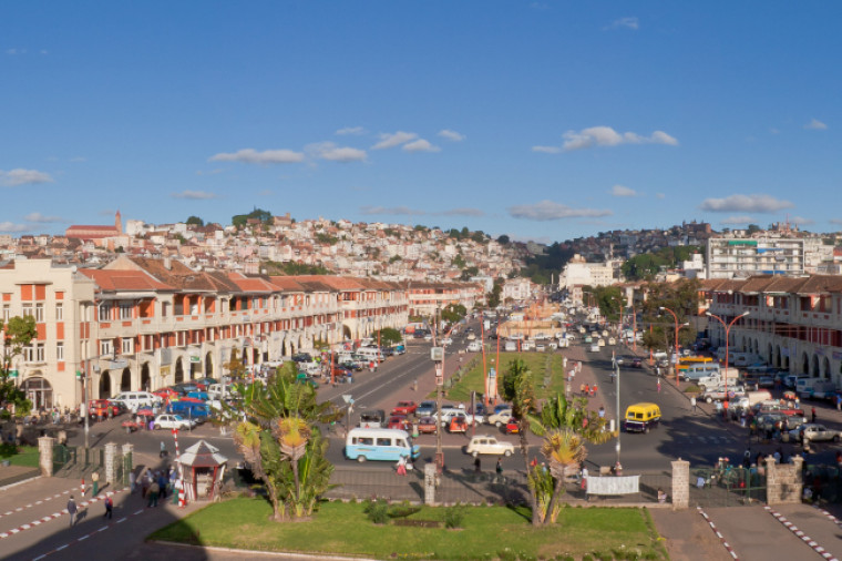 Madagascar, Antananarivo street