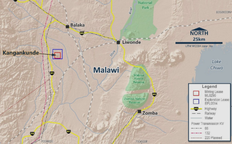 Kangankude rare earths, Malawi