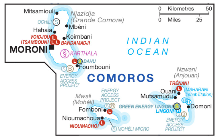 Comoros-map